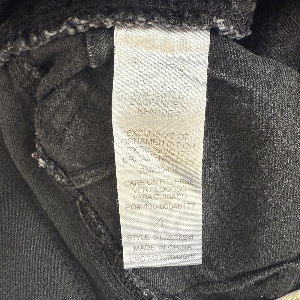 Democracy Jeans Womens 4 Black Gray Ab Technology Jegging Skinny Stretch Denim - Picture 5 of 12